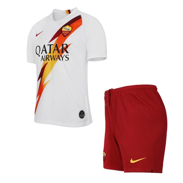 Camiseta AS Roma 2ª Niños 2019/20 Blanco